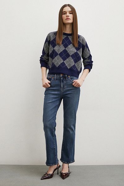 Never more Navy Blue Pipe Leg Jeans