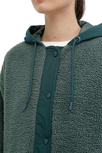 lumberjack Ct2008 Hannah Teddy Jacket Green Women's Jacket Jacket