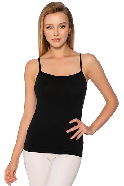 Pijamarket Women's Lycra Cotton Undershirt with Rope Strap