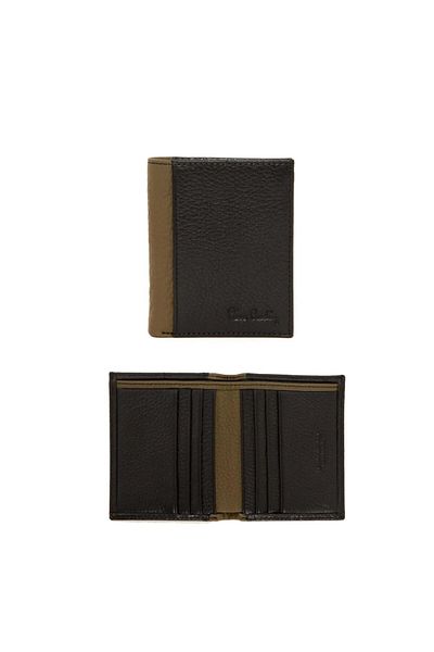 Pierre Cardin Green Black Vertical Men's Wallet