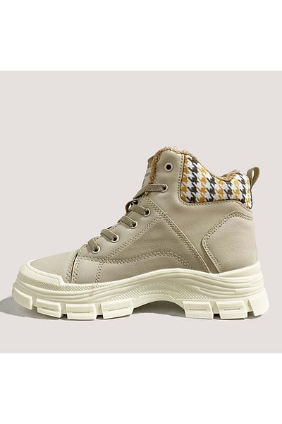 M.P. Γυναικείες casual μπότες μπεζ 2245 - 38