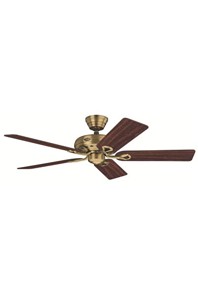 Hunter Fan Savoy Antik Pirinç 132 Cm Aydınlatmasız Tavan Vantilatörü