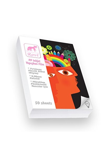 ROVİ Rovi Creative Pp Etiket - Parlak Beyaz 20yp A4