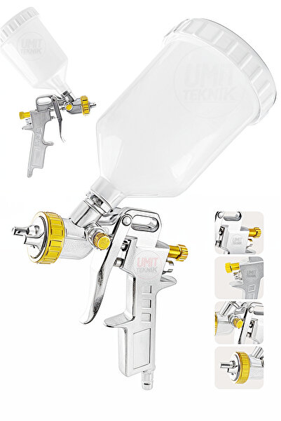 PROXTECH Üstten Depolu Profesyonel 600 Cc Boya Sprey Tabancası