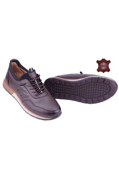 DETECTOR Inner Outer Genuine Leather Orthopedic Sole Men's Casual Shoes DTC9021