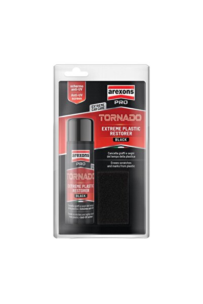 Arexons Tornado - Extreme Plastik Yenileyici Siyah 125 ml