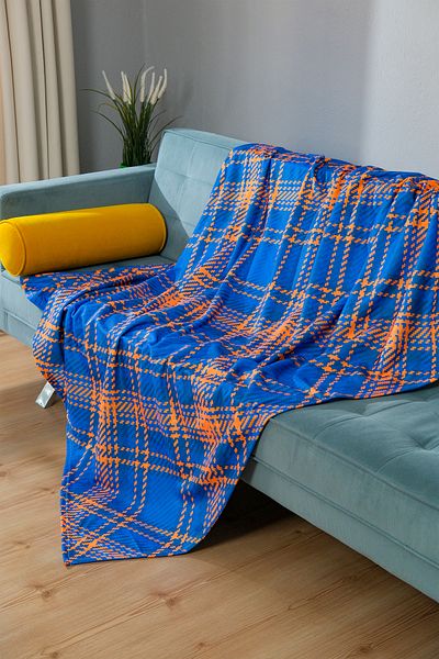 Caymoon Printed Fleece Single Blanket 130X170 (in Home, Picnic, Car)