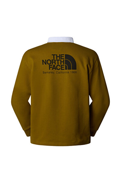 THE NORTH FACE Heritage Rugby Erkek Sweatshirt Moss Green