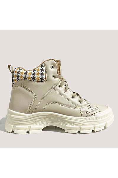 M.P. Γυναικείες casual μπότες μπεζ 2245 - 38