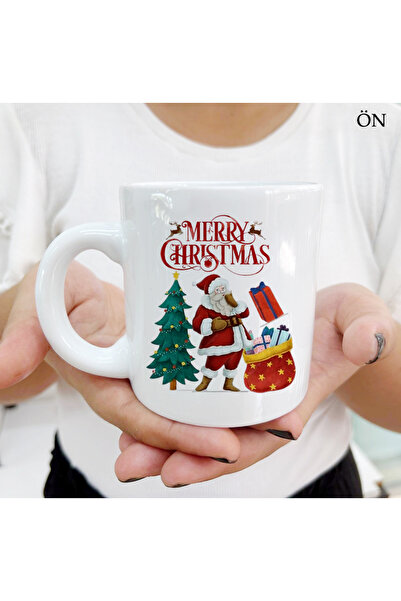 Hediyeciabla Yeni Yıl Noel Baba Renkli Tasarımlar ve Dekoratif Kişiye Özel Ku...