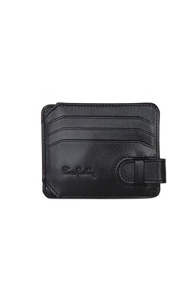 Pierre Cardin Leather Black Men's Card Holder
