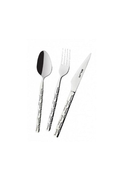 SILA 36 Pcs 6 Person Truva Simple Fork Spoon Blade Set