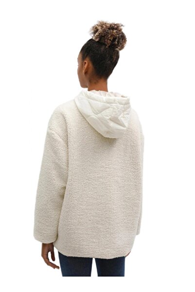 lumberjack Ct2008 Hannah Teddy Jacket Cream Women's Jacket Vest Jacket