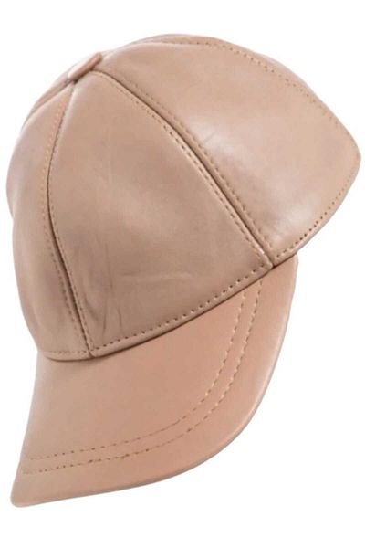 Trenderrs Unisex 100% δερμάτινο ρυθμιζόμενο καπέλο μπέιζμπολ στην πλάτη
