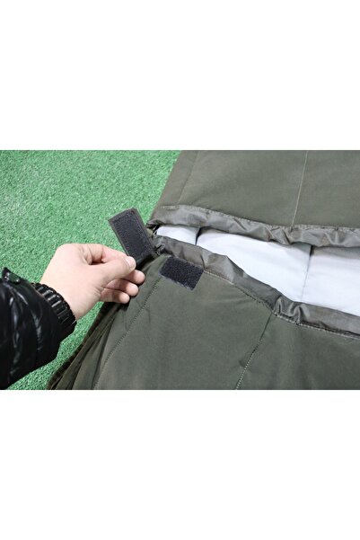 Solano - 20 ° Εξαιρετικά αδιάβροχος υπνόσακος χακί, για κάμπινγκ, κυνήγι, ψάρεμα, στρατιωτικός υπνόσακος εξωτερικού χώρου