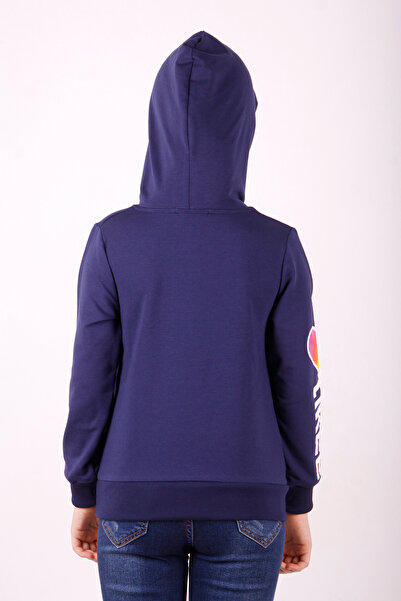 Toontoy Φούτερ για κορίτσια Like Kalp με τύπωμα με τσέπες καγκουρό