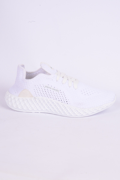 Pierre Cardin 30680 Άνετη σόλα με δίχτυ, εύκαμπτα λευκά καθημερινά γυναικεία αθλητικά παπούτσια