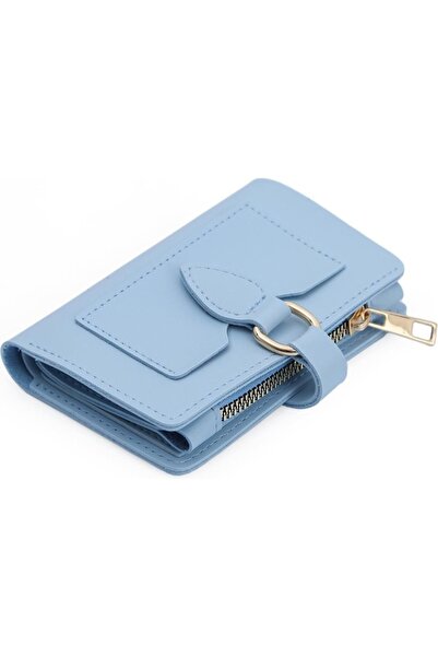 UCCELLO Дамски портмоне от мека кожа с джоб