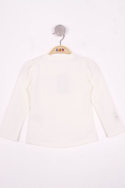 Toontoy Clover Embroidered Girl's Sweatshirt