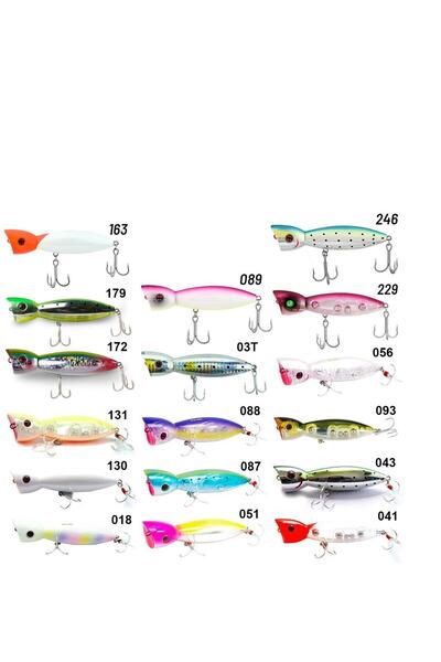 Fujin La-nina Maket Balık Su Üstü Popper