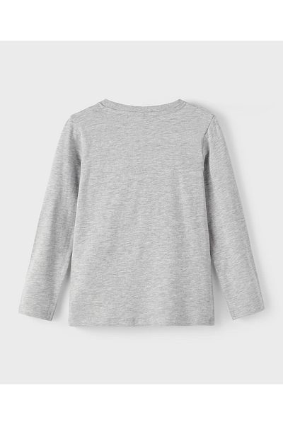 Name it Peppa Pig Christmas Long Sleeves T-Shirt - Grey Melange