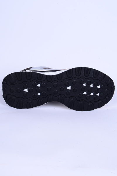 Pierre Cardin 10106 Διχτυωτή ψηλή σόλα, εύκαμπτη άνετη σόλα, λευκό-καφέ καθημερινά γυναικεία αθλητικά παπούτσια