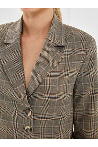 LC Waikiki Карирано дамско сако с блейзър