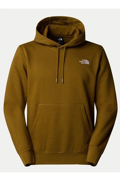 THE NORTH FACE Hanorac pentru bărbați - Glugă relaxată esențială, verde mușchi