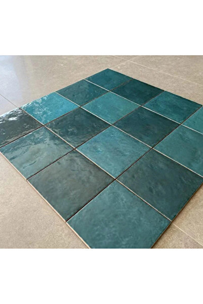 EGE SERAMİK Jungle Turkuaz 20x20 Kutu Içeriği 0,76 Metrekaredir