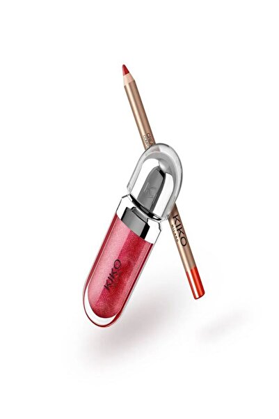 Kiko Holiday Wonderlights Gloss Me Up Lips Gift Set 03 Red Smile