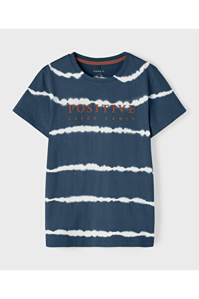 Name it Positive Vibes T-Shirt - Blue