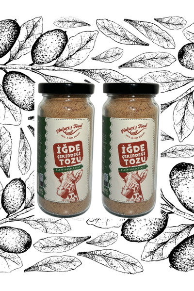 NATURES FOOD İğde Çekirdeği Tozu 2li 200gr Kemik Gelişimi, Lif, Protein, B Vitaminleri, Potasyum Ve Magnezyum