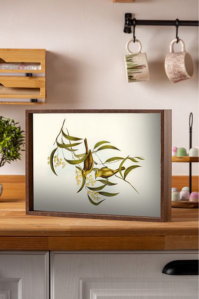 FH finehome Bari Bird Patterned Tray 25 X 35 cm