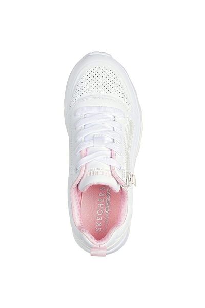 SKECHERS Tenisky Skechers Uno Lite - Easy Zip, Bílé, Dětské