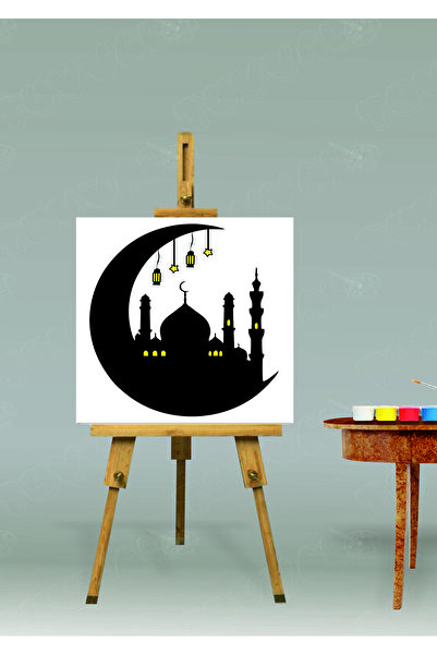 tuvval Sayılarla Boyama Seti Ramazan AY Camiler 20x20 çocuk sayılarla boyama ...