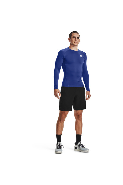 Under Armour Μπλούζα Under Armour HeatGear Armor Comp LS, Μπλε, Ανδρικά