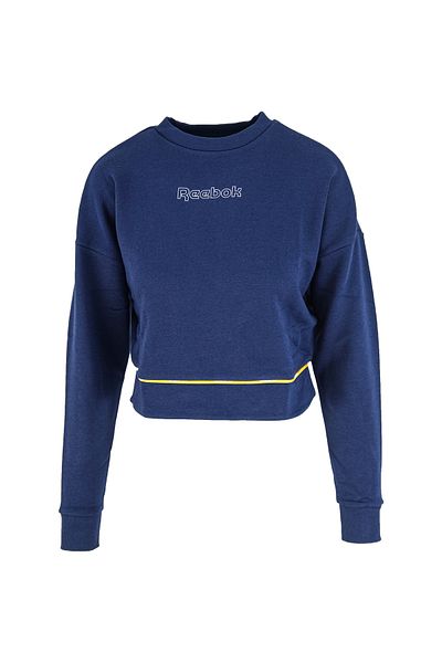 Reebok Halenka Reebok Piping Crewneck, Modrá, Dámské
