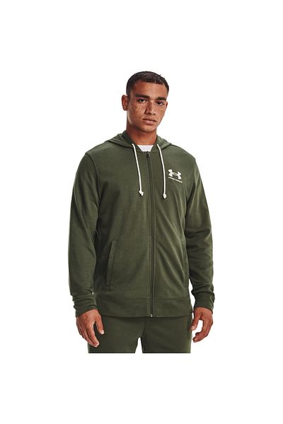 Under Armour Kapuce Under Armour Rival Terry LC FZ, zelená, pánská