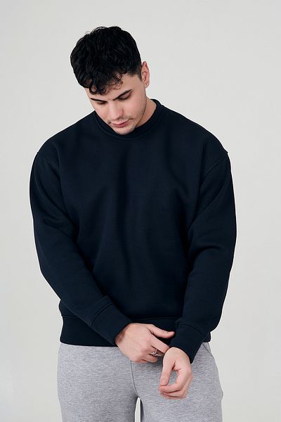 MBEY1989 Φούτερ Oversize Lacivert - Unisex