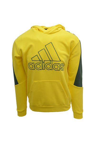adidas Κίτρινο ανδρικό αθλητικό σήμα με κουκούλα adidas Future Icons