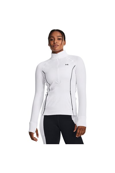 Under Armour Halenka Under Armour Train Cw 12 na zip, bílá, dámská