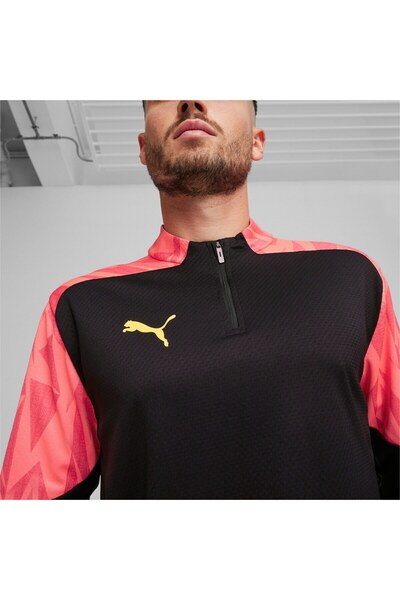 Puma Blůza Puma Individuální finále Ff. 14 Zapínání na zip, černé, pánské