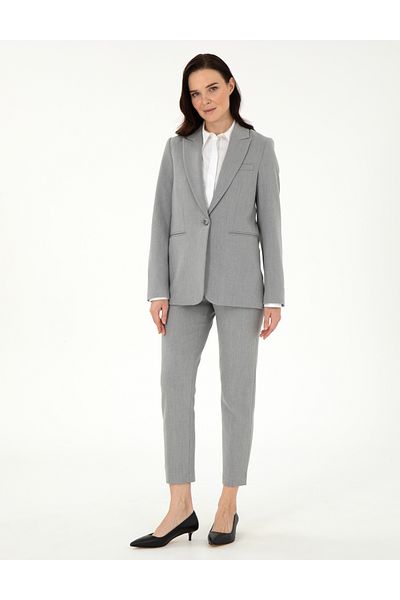 Pierre Cardin Gray Fabric Trousers 50291158 -Vr024