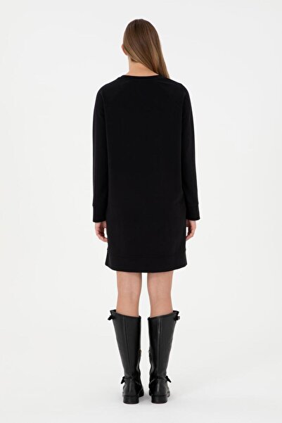 U.S. Polo Assn. Siyah Spor Casual Elbise