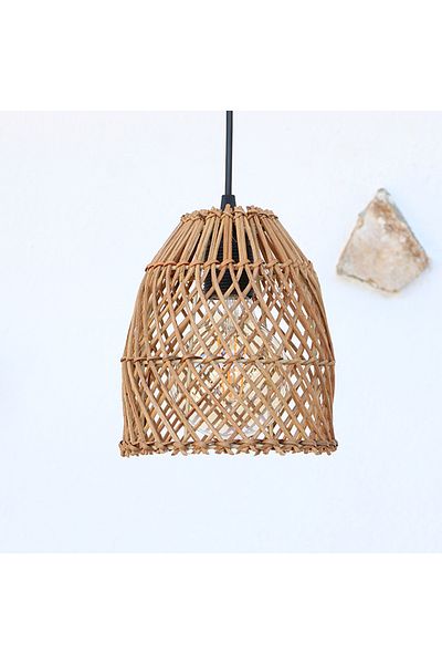 Renesse Home Zaria Handmade Rattan Mini Lamp & Pendant Lamp (16X18Cm)