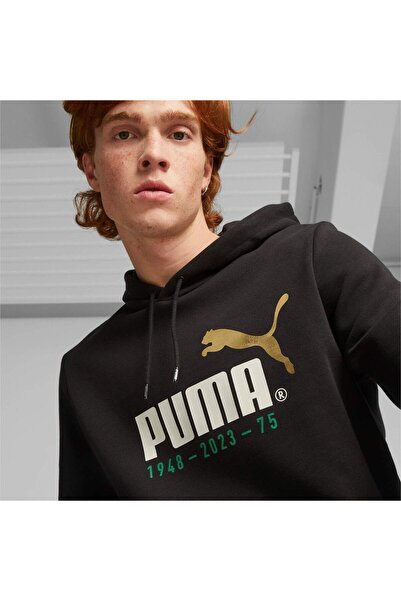 Puma Kapuce Puma Logo Celebration, Černá, Muži