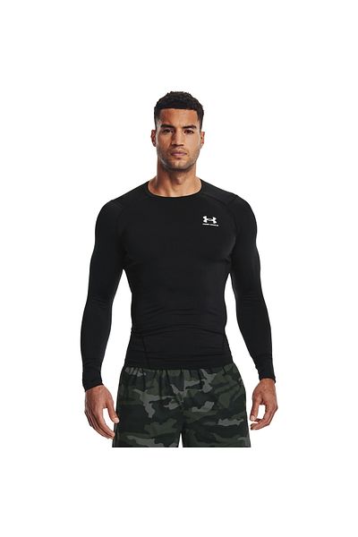 Under Armour Μπλούζα Under Armour Heatgear Armor Μακρυμάνικη, Μαύρη, Ανδρική