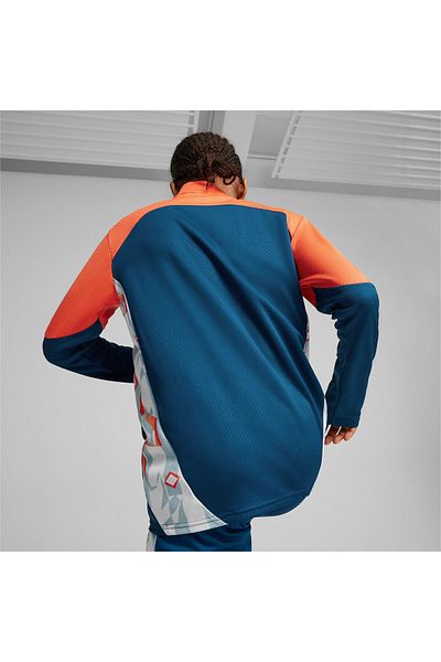 Puma Blúzka Puma Neymar Jr Creativity 14 Zip Top Jr, modrá, deti
