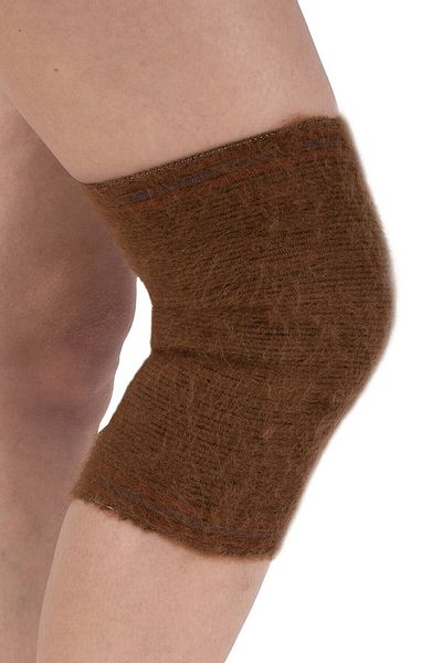 miresa Camel Hair Wool Short Knee Pads Keep Warm 2Pcs