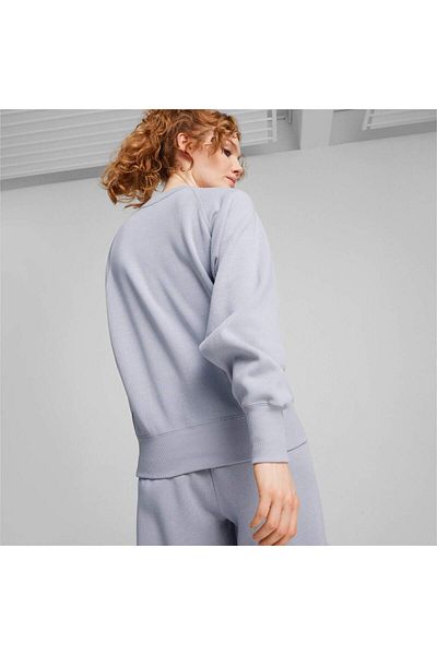 Puma Dámská blůza Puma Classics šedá Relaxed Crew